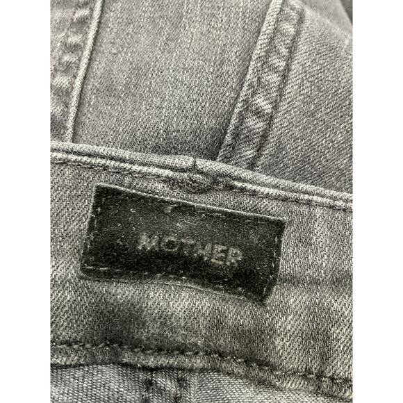 Mother High Waisted 'Looker' Black Cotton Denim Jean Size 27 - Picture 4 of 5